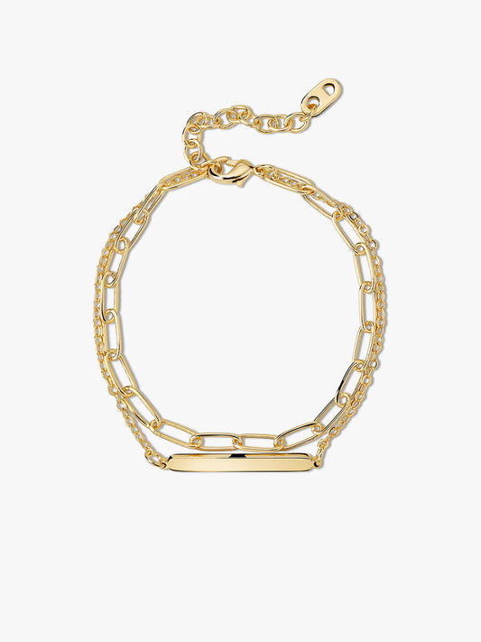 Bar Layered Bracelet