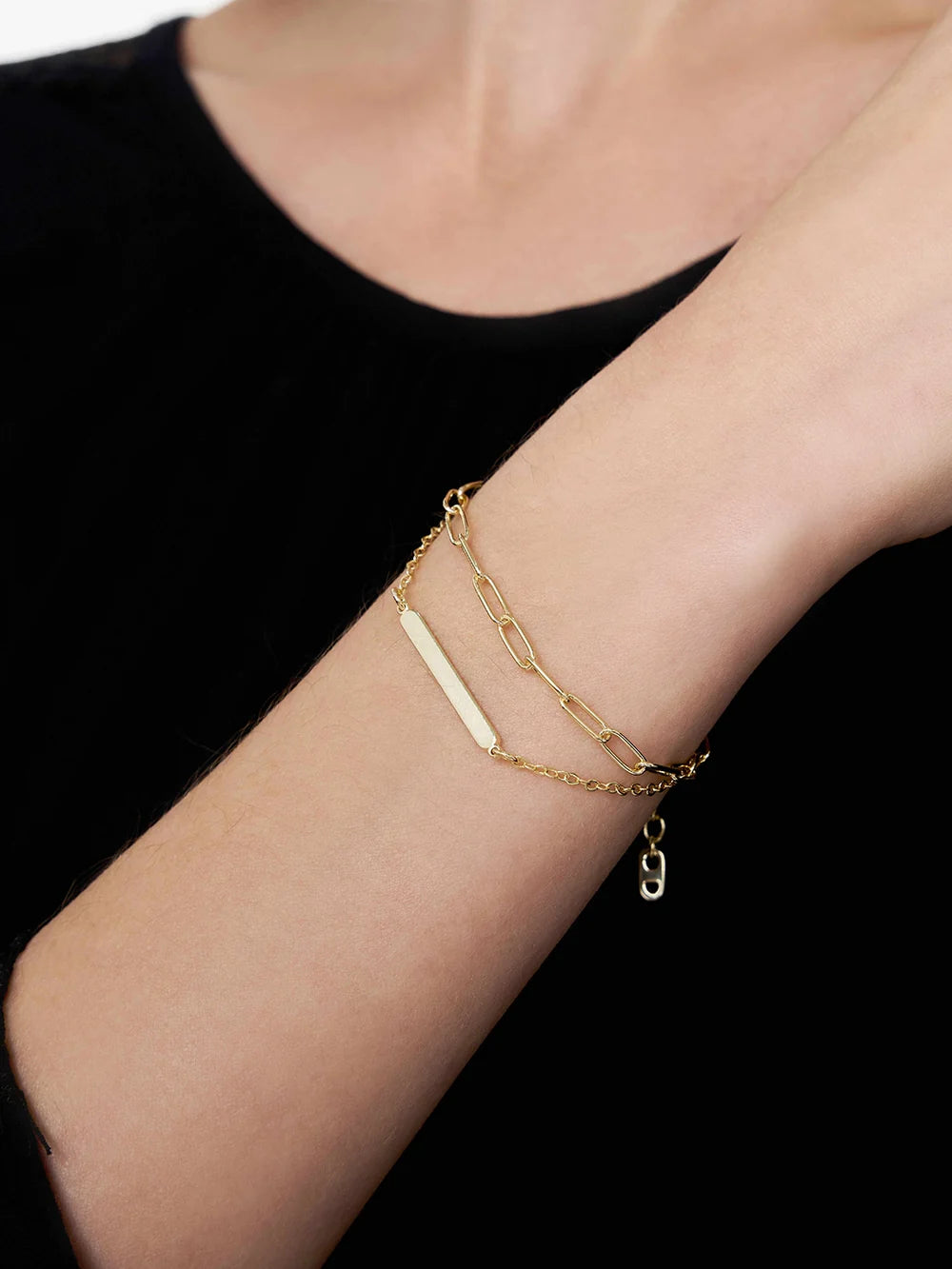 Bar Layered Bracelet